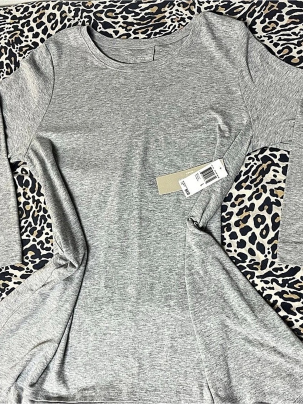 Jones New York Gray Long Sleeve Mini Dress Size Small NWT